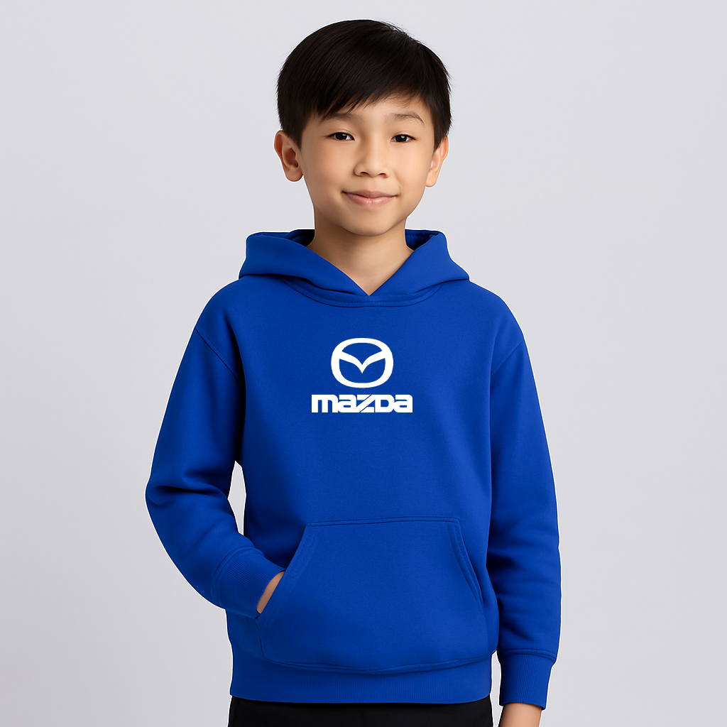 Youth Kids Mazda Car Pullover Hoodie